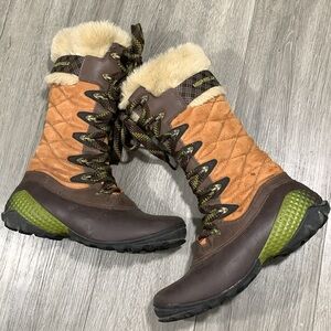 Merrell Winterbelle Peak Waterproof Suede Boots Easy full Zip in & Out size‎ 7